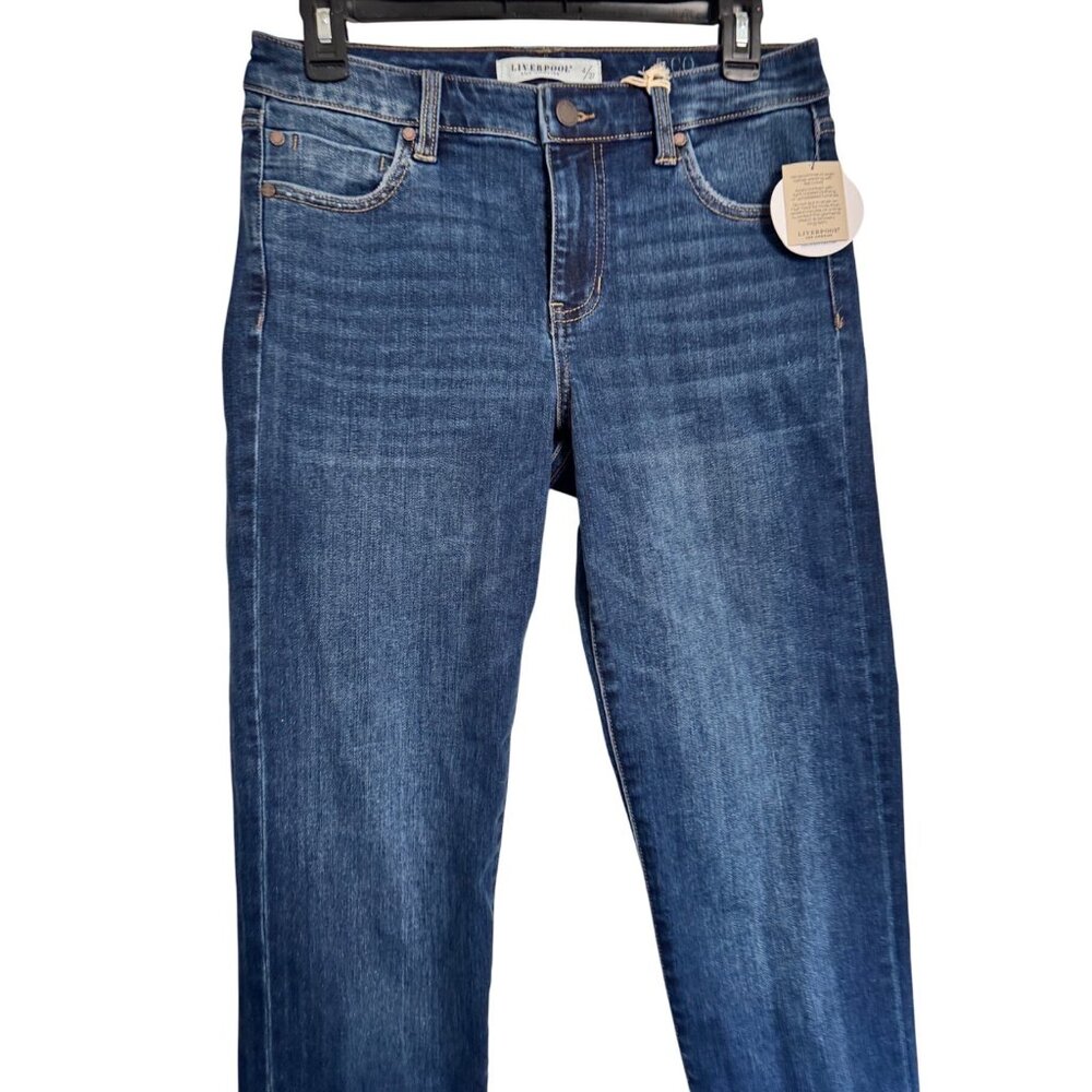 Liverpool ECO Logical Size 4/27 Bartlett Blue Jeans NWT - Picture 11 of 11